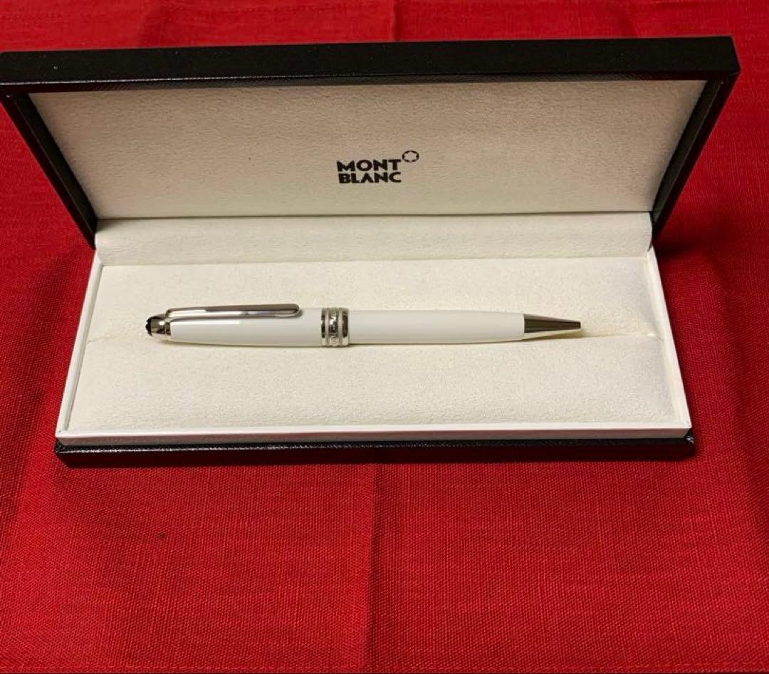 MONTBLANC マイスターシュテュック ホワイトソリテール　ボールペン