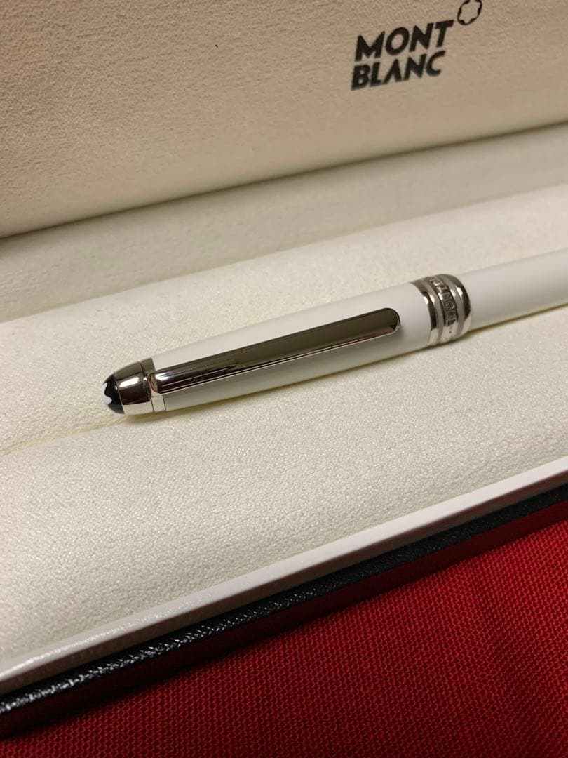MONTBLANC マイスターシュテュック ホワイトソリテール　ボールペン
