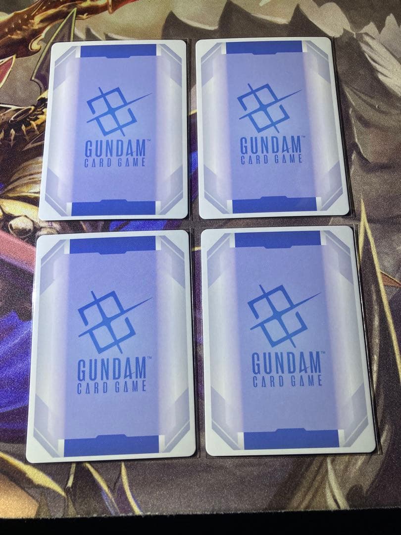 シャア専用ゲルググ　LR+ ガンダムカードゲーム　4枚セット