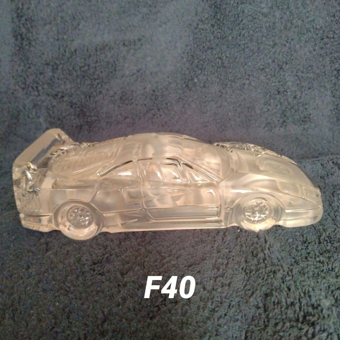 Ferrari Testarossa & F40 クリスタル 置物
