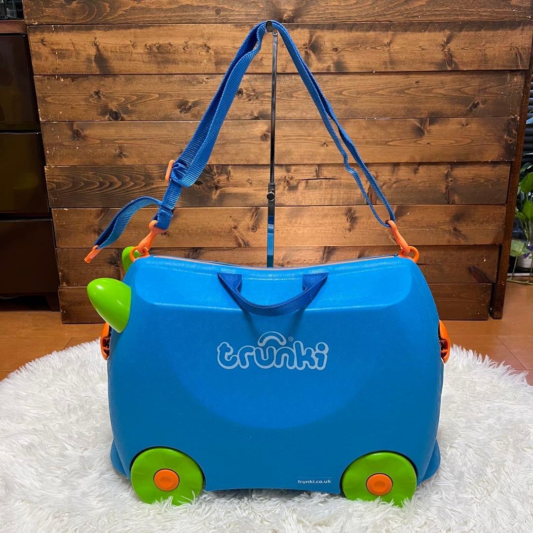 【乗れるキャリーケース】キッズトラベル スーツケース イエロー Mサイズ