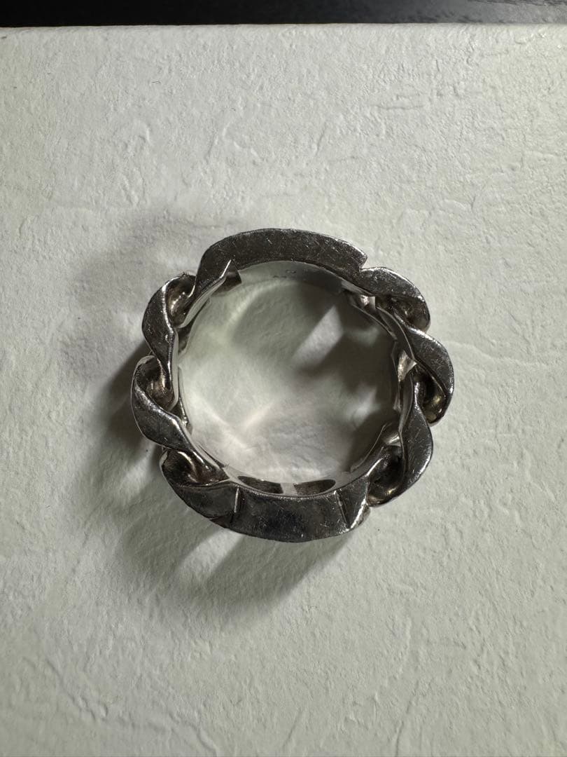 Dior チェーンリング シルバー925 リング S ディオール CD アイコン