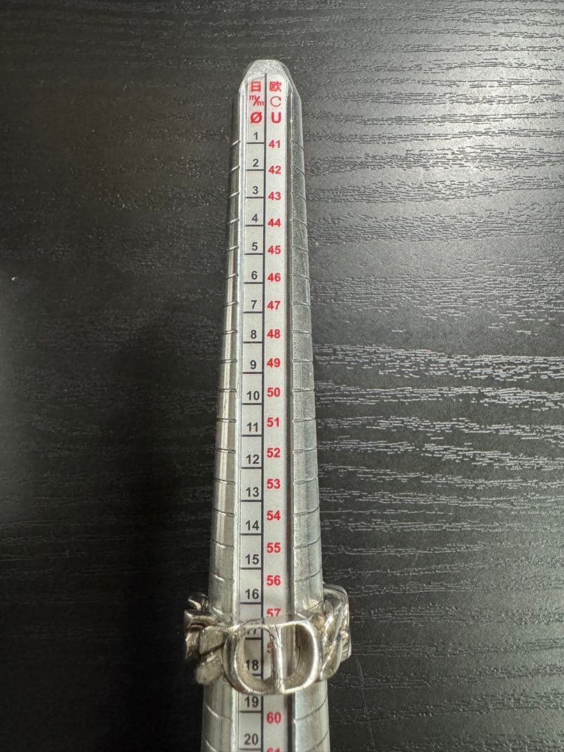 Dior チェーンリング シルバー925 リング S ディオール CD アイコン