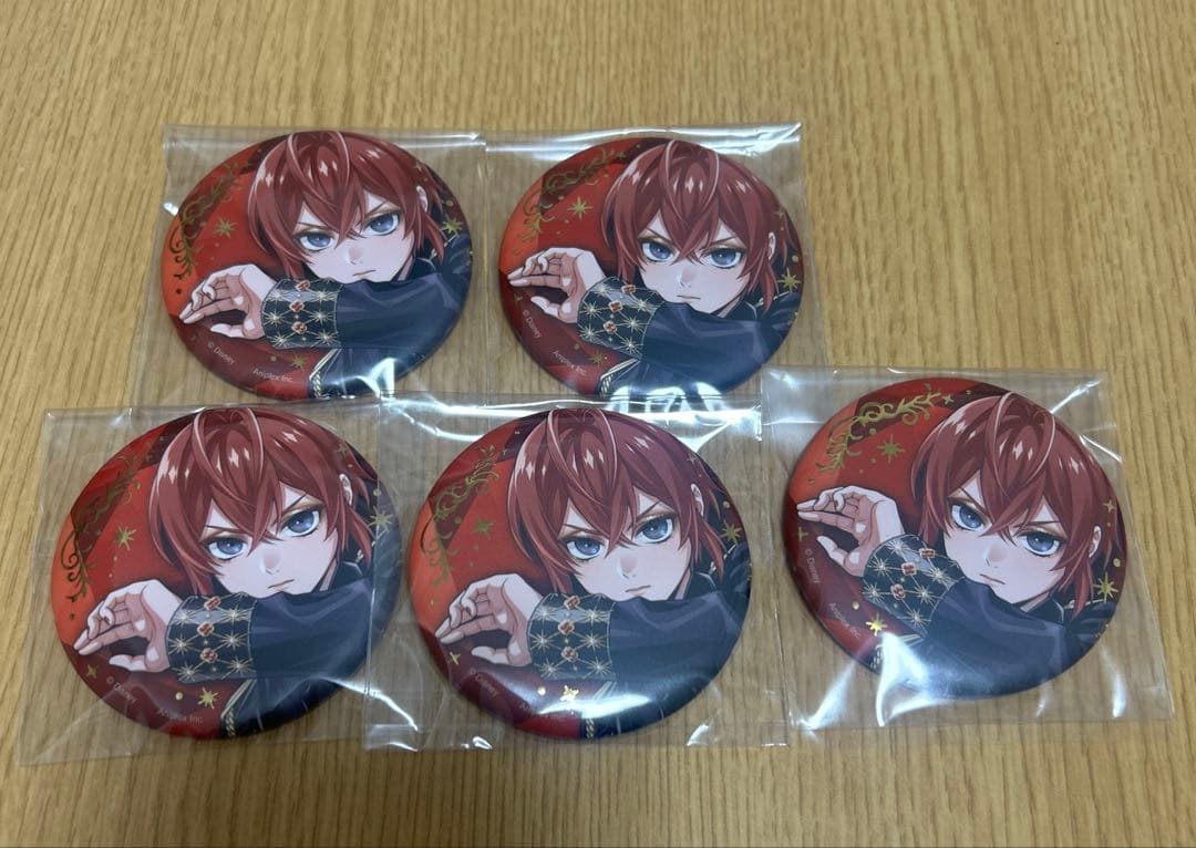 ツイステ ブレイジングジュエル 5周年 缶バッジ リドル 5個セット