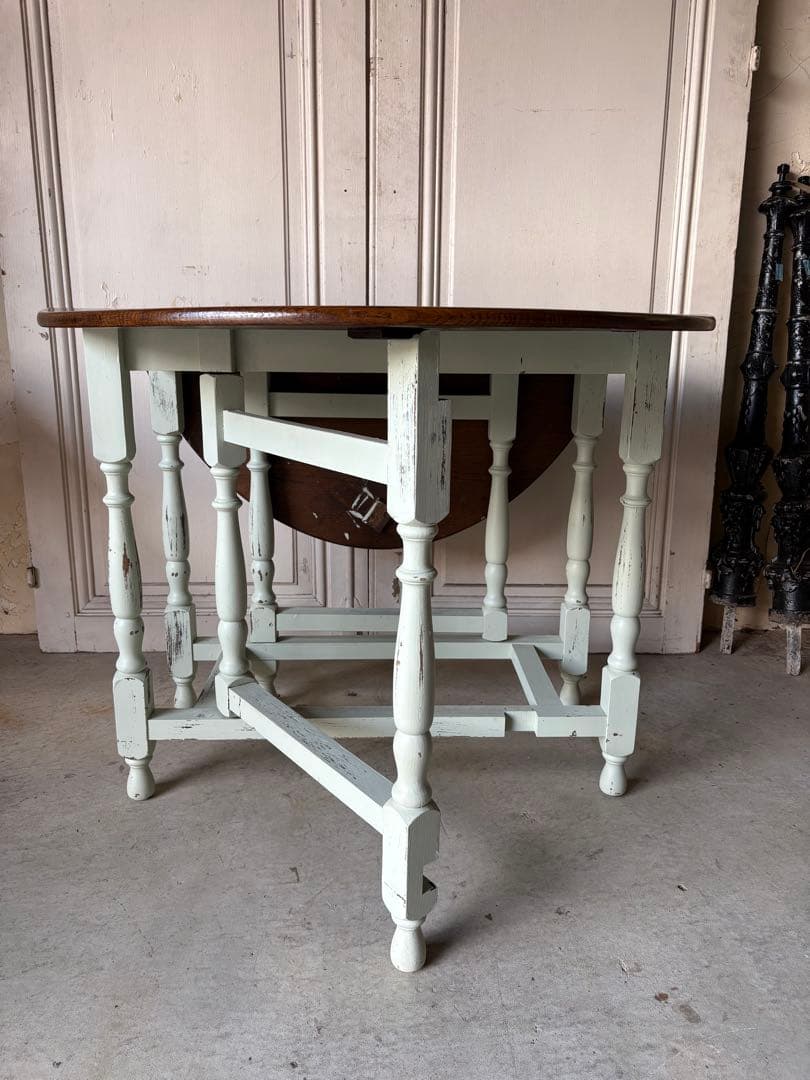 オーク　バタフライテーブル/ペイント