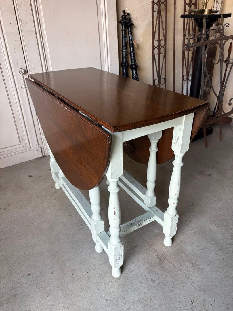 オーク　バタフライテーブル/ペイント