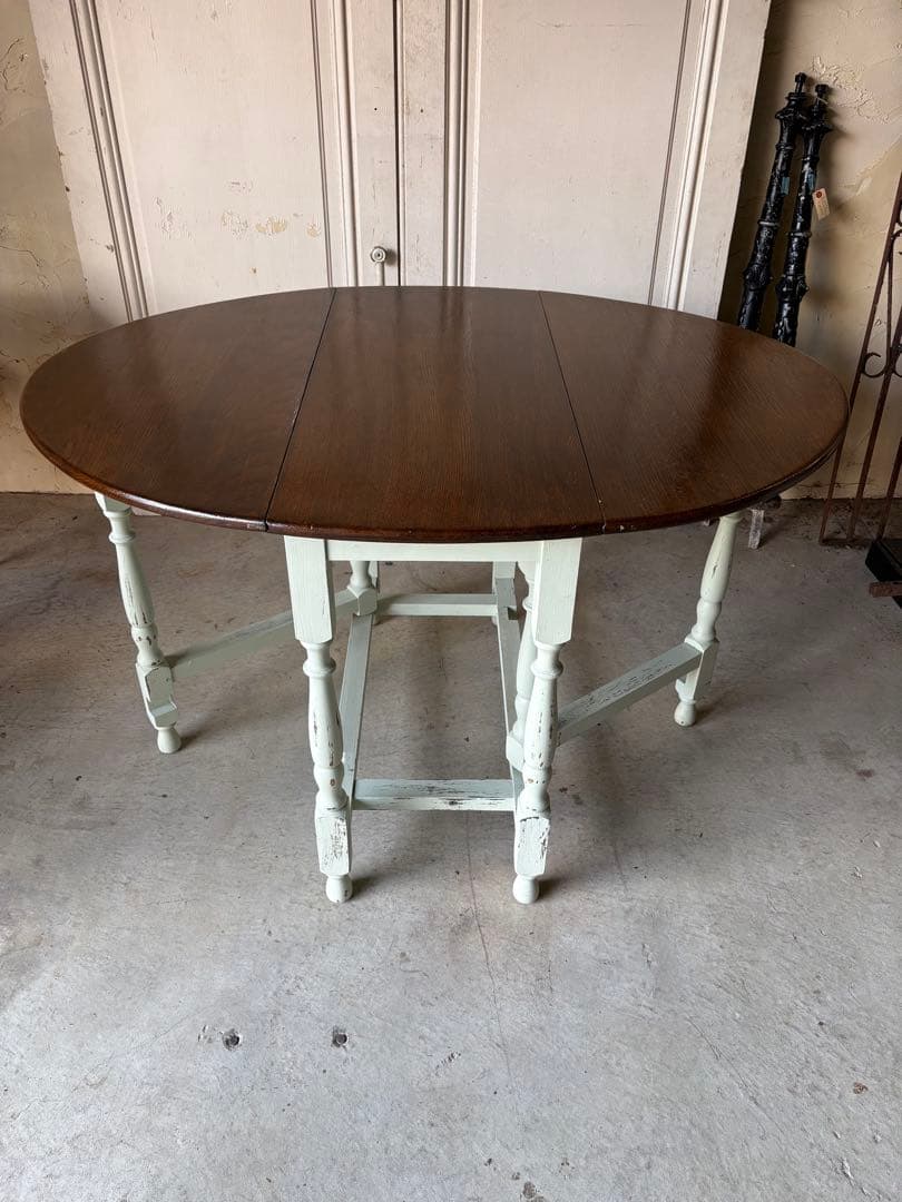 オーク　バタフライテーブル/ペイント