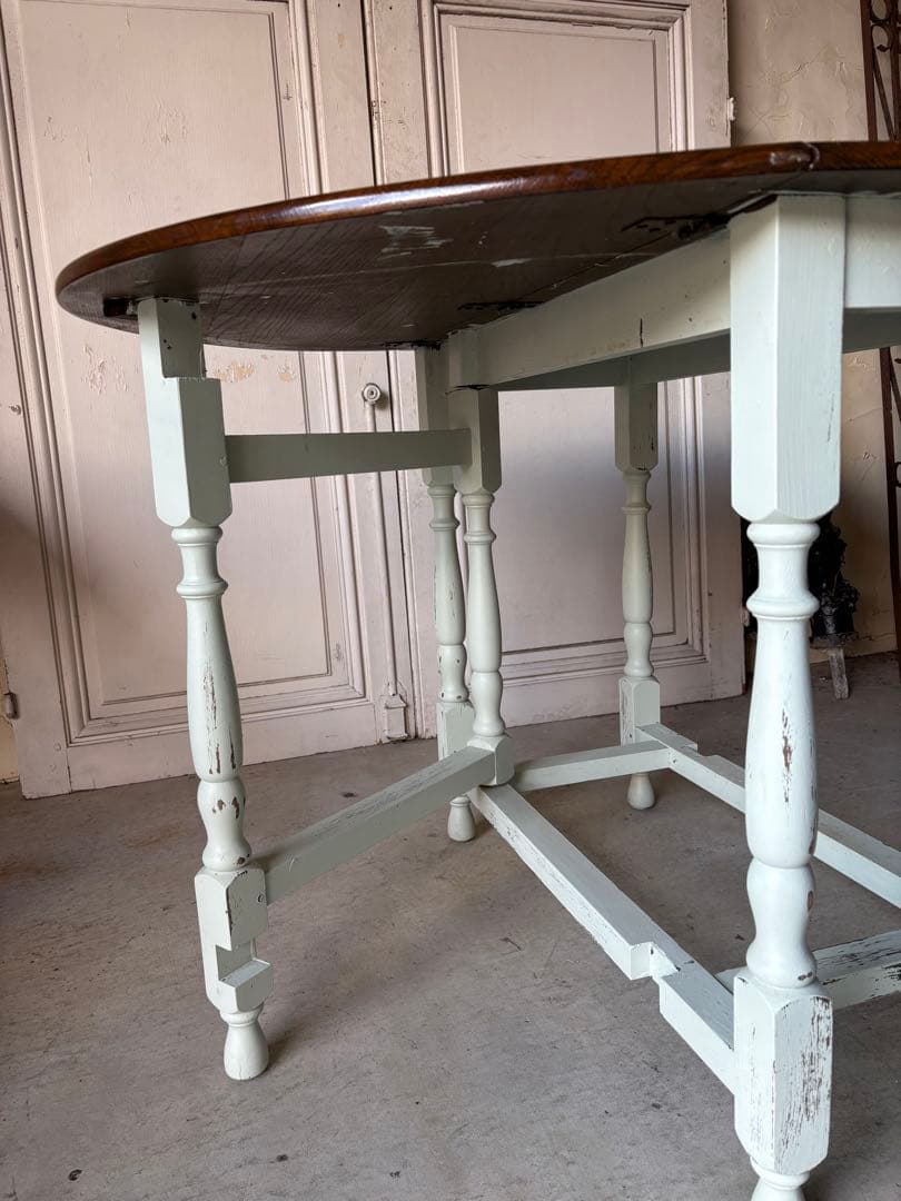 オーク　バタフライテーブル/ペイント