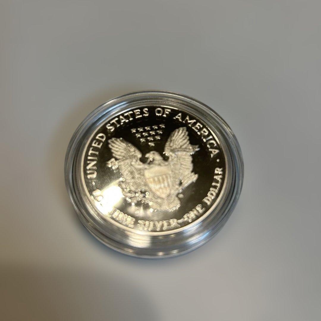 2001年プルーフアメリカンシルバーイーグル1ドル .999シルバー