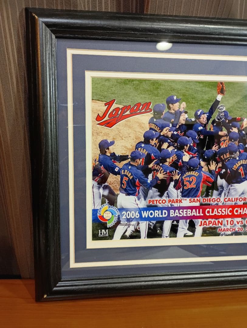2006 WBC 優勝記念 フォトプラーク 侍ジャパン ダブルフォトミント
