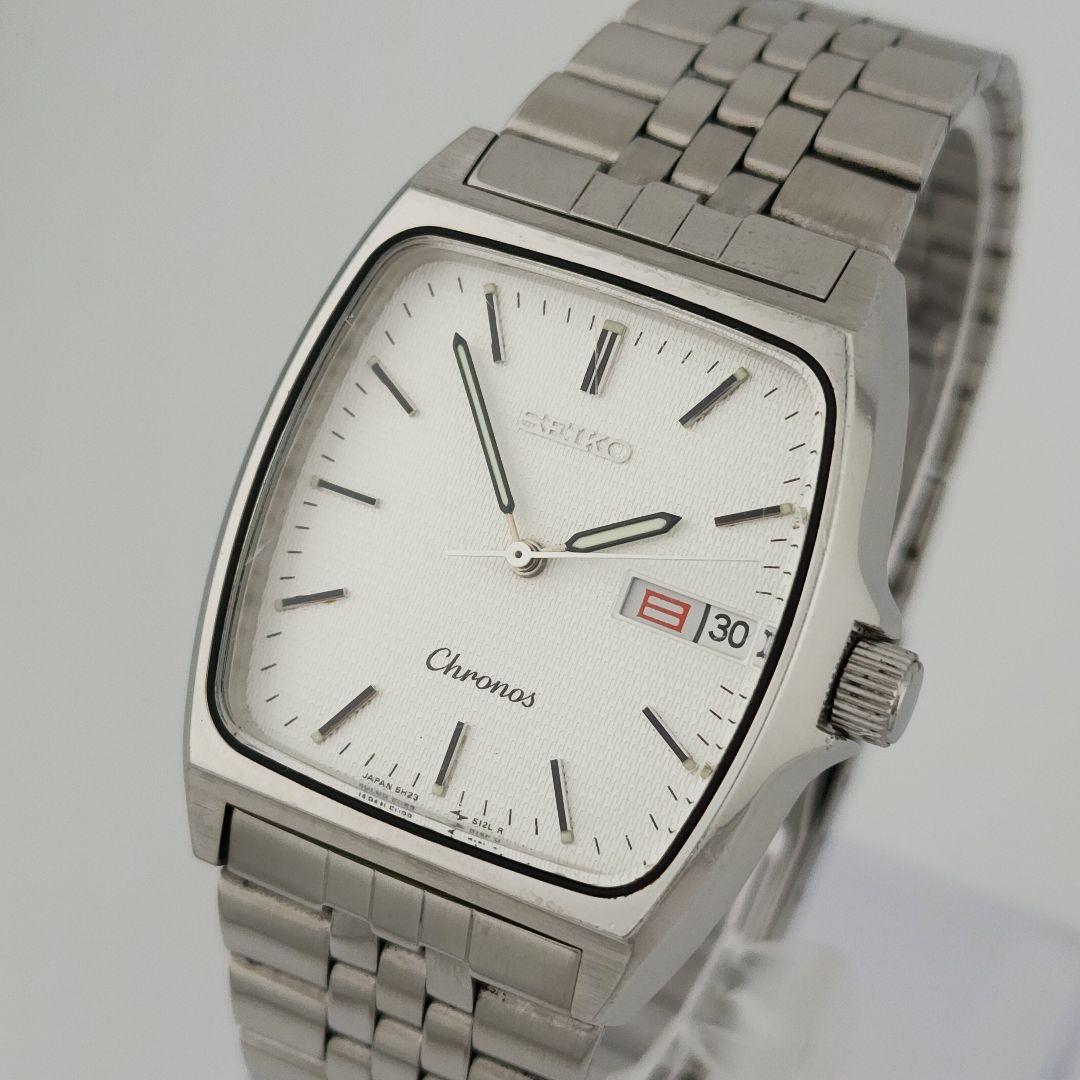 【美品】セイコー クロノス クォーツ【5H23-5110】【稼働品】メンズモデル