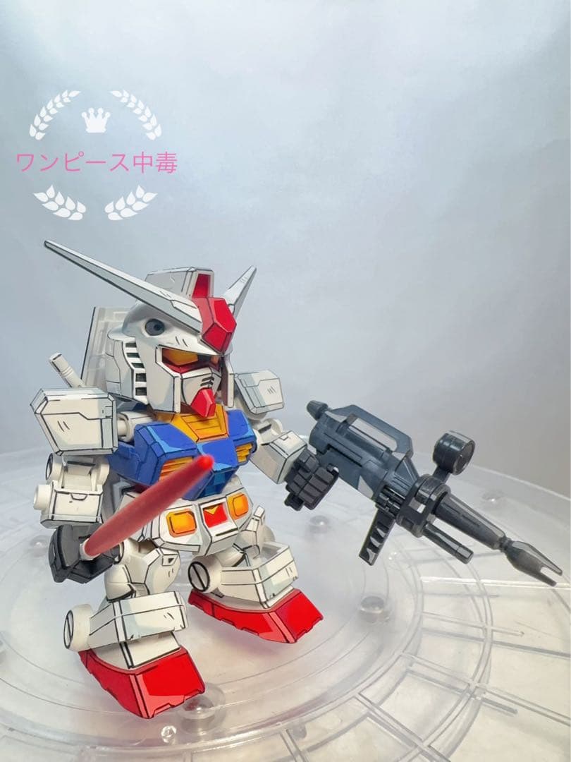 ガンダム　リペイント　フィギュア　ワーコレ　二次元彩色