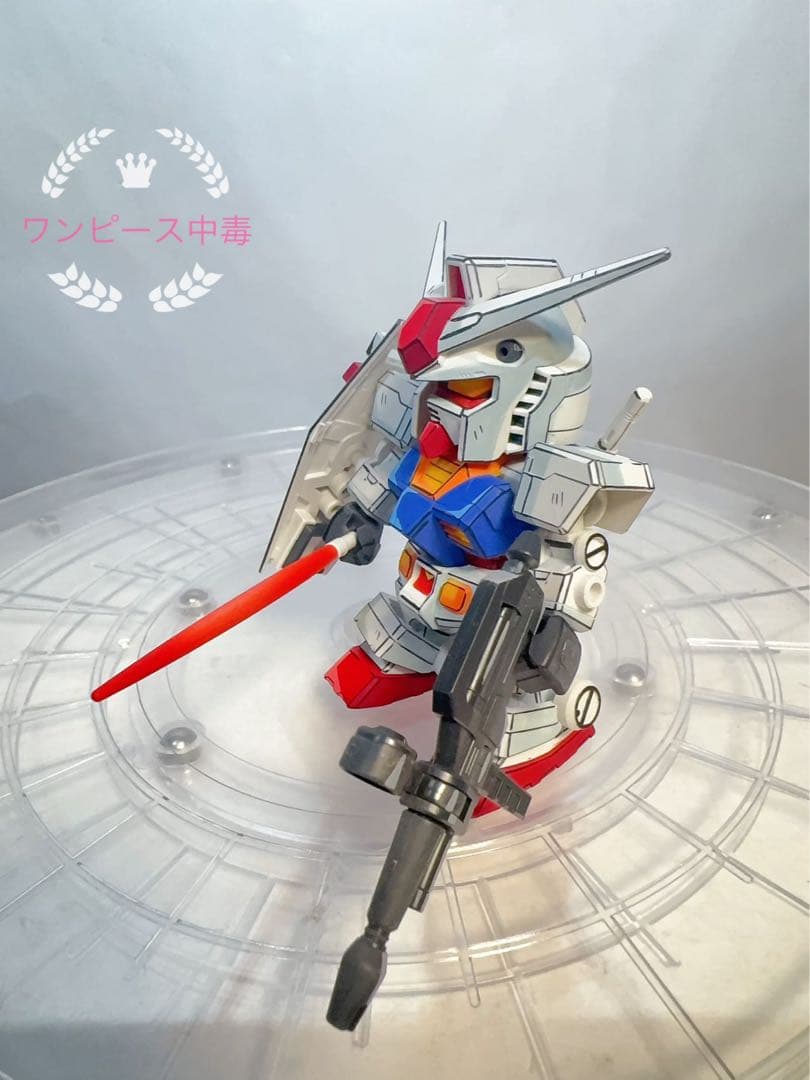 ガンダム　リペイント　フィギュア　ワーコレ　二次元彩色