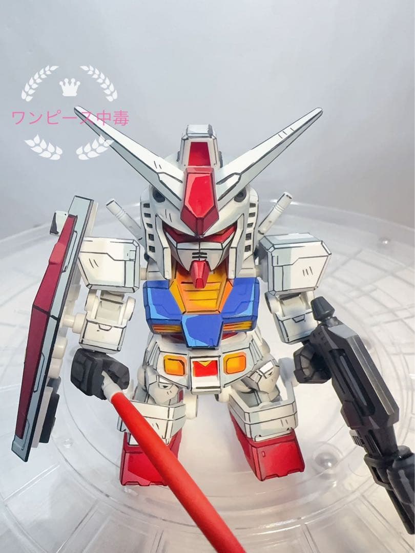 ガンダム　リペイント　フィギュア　ワーコレ　二次元彩色