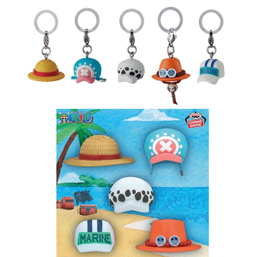 ワンピースめじるしアクセサリーと帽子フィギュアコレクション
