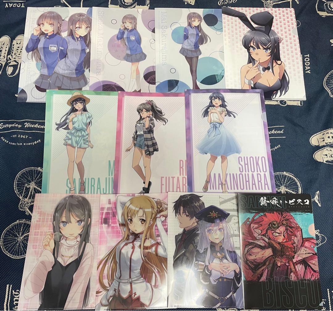【バラ売り可】アニメクリアファイル・パンフレットまとめ売り!!1枚300円~