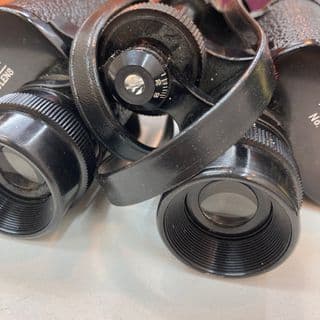 激レア！激安。美品！革製保存ケース付き！アンティークデトックスOMEGA望遠鏡