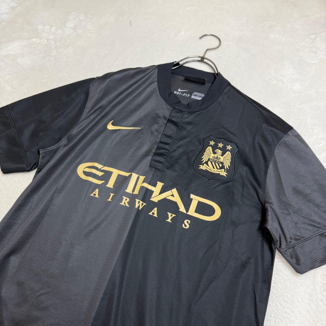 【美品】マンチェスターシティ レプリカユニフォーム 3rd ゲームシャツ