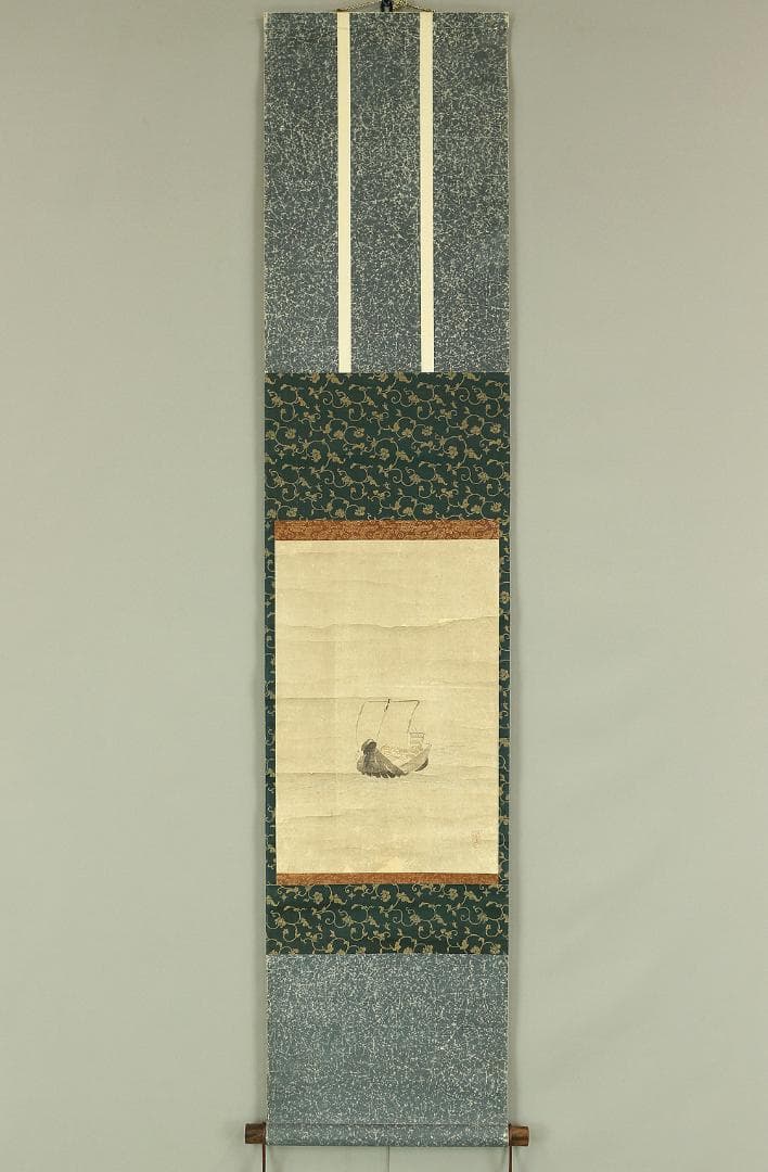 呉春 松村月渓 1752-1811 京都 四条派始祖「宝船」掛軸 肉筆 紙本