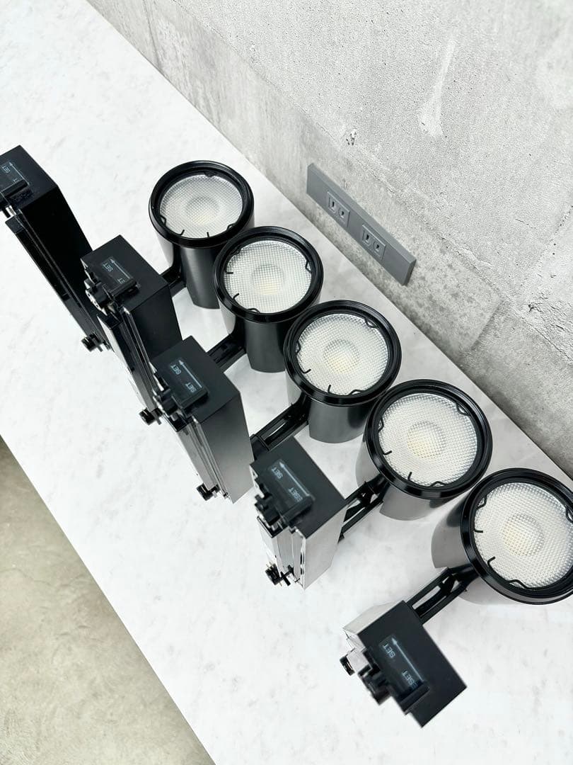 【超美品】LEDスポットライト ブラック5個セット