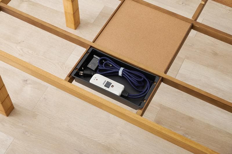 なつリビングコタツ こたつ　長方形105cm　　高さ45-70まで6段階