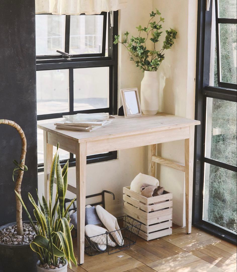 今月末処分‼️コンソールテーブル　木製テーブル サリュ　salut!