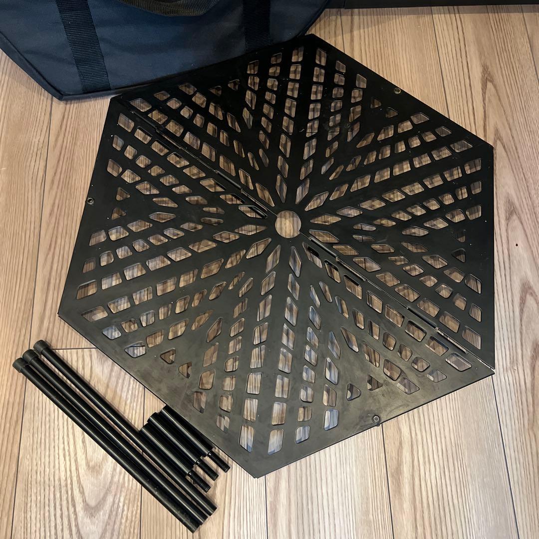 サイズ訂正　Hilander 六角形アウトドアテーブル