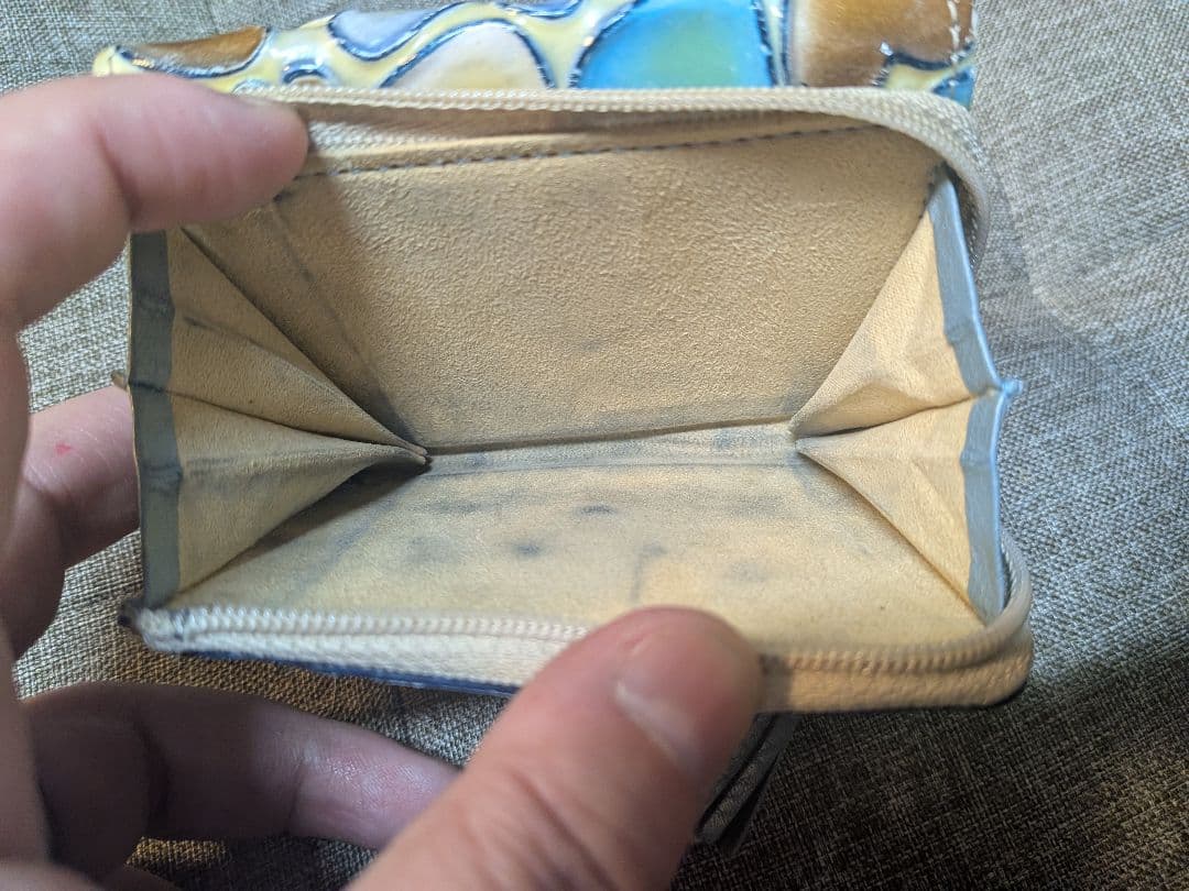 美品★アタオ★ハート型 ★三つ折り財布