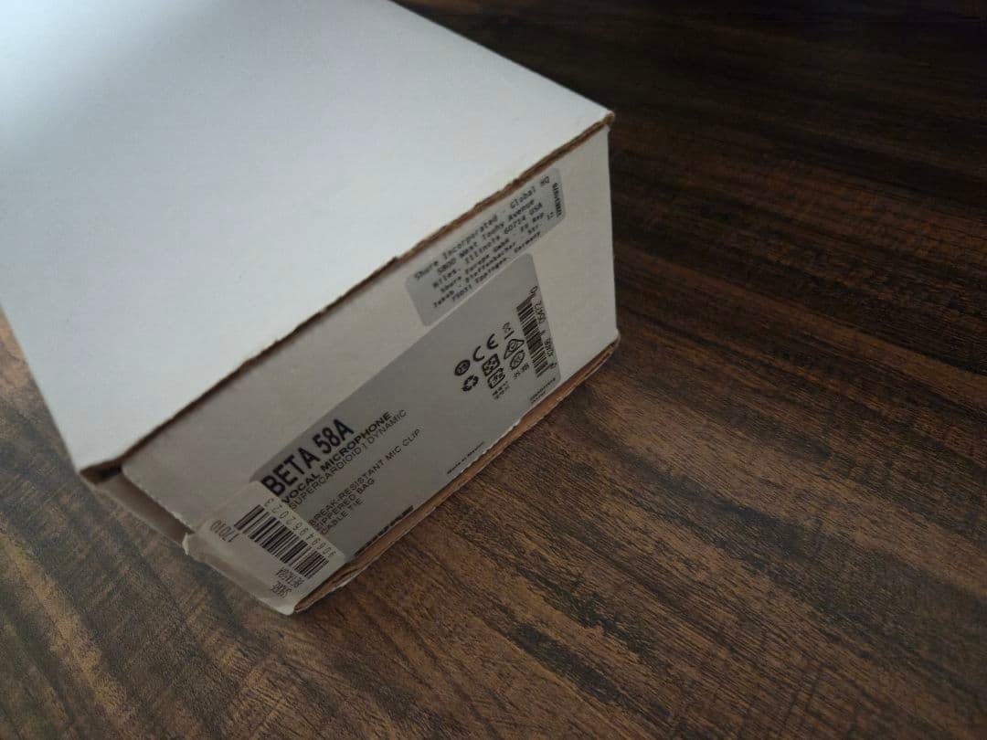 SHURE BETA58A 箱付き 使用1ヶ月程