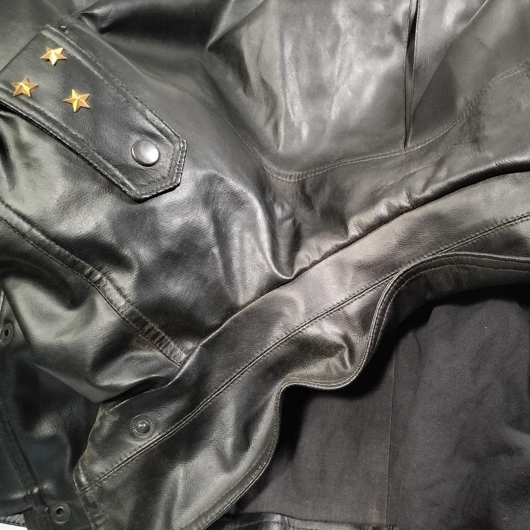 ロシア軍 実物 ロシア内務省 警察 PPS レザージャケット 52-3くらい