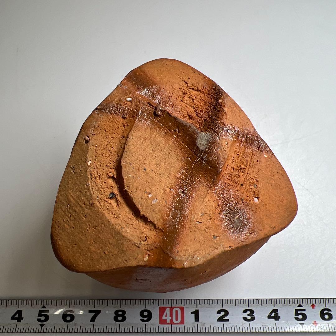 隠崎隆一　備前ぐい呑　共箱　幅約7㎝　東Y7-0507⭐︎2Fトヒサ