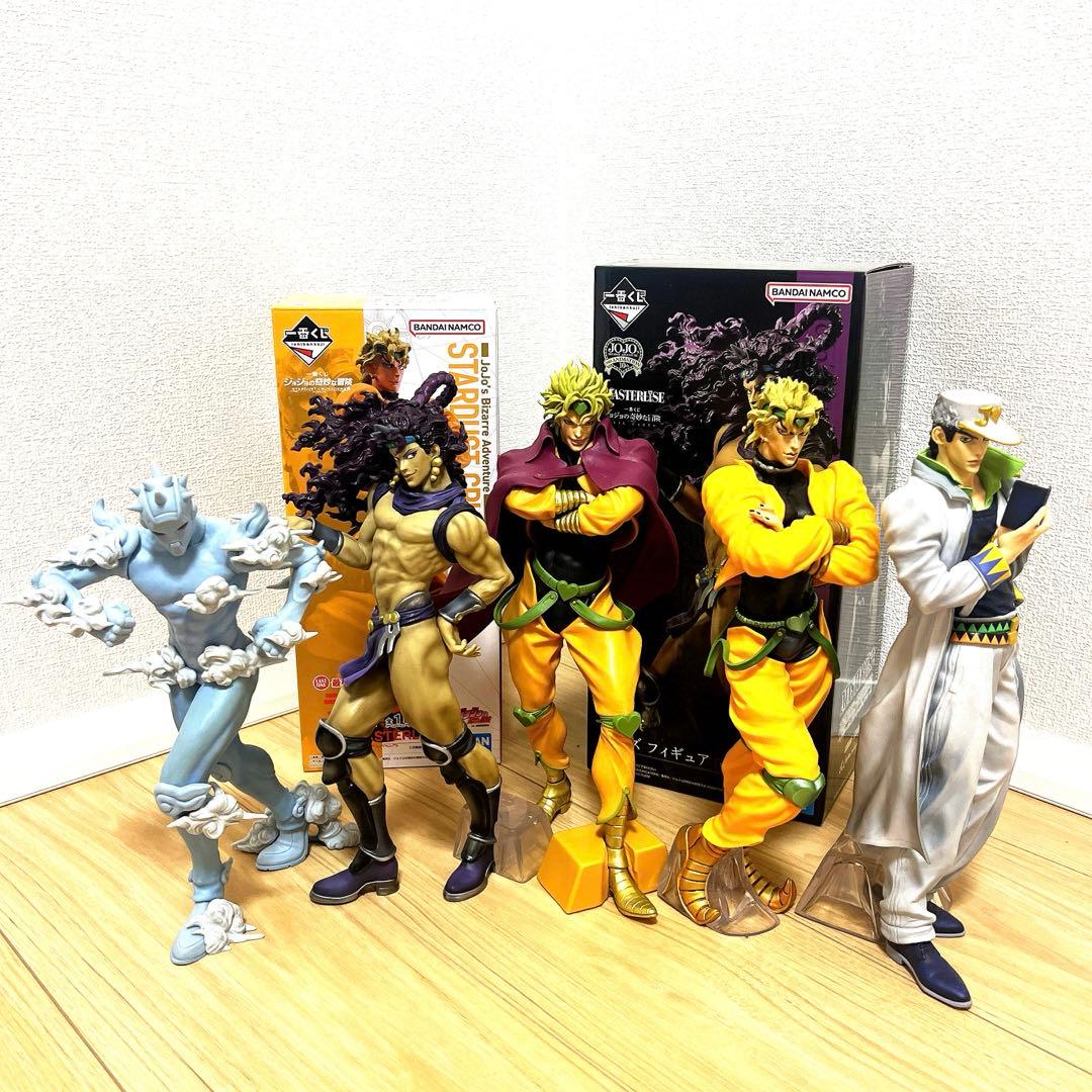 一番くじ　ジョジョ　フィギュア5体セット　DIO カーズ　承太郎