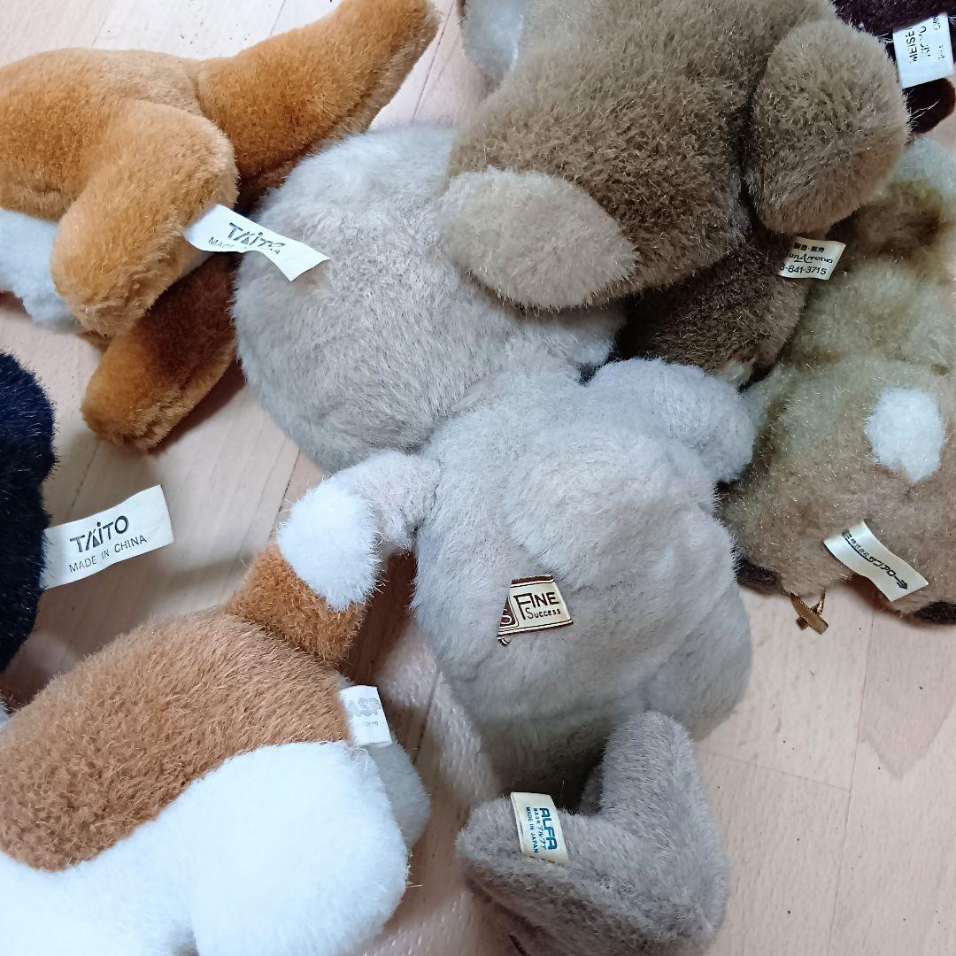 昭和レトロ ぬいぐるみ　吉徳 サンアロー アルファ タイトー MSP　まとめ売り