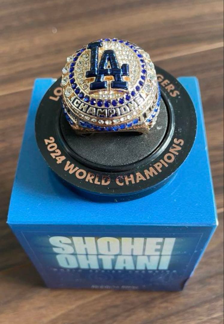 【新品未使用】大谷翔平　チャンピオンリング　ワールドシリーズ　ドジャース 記念品