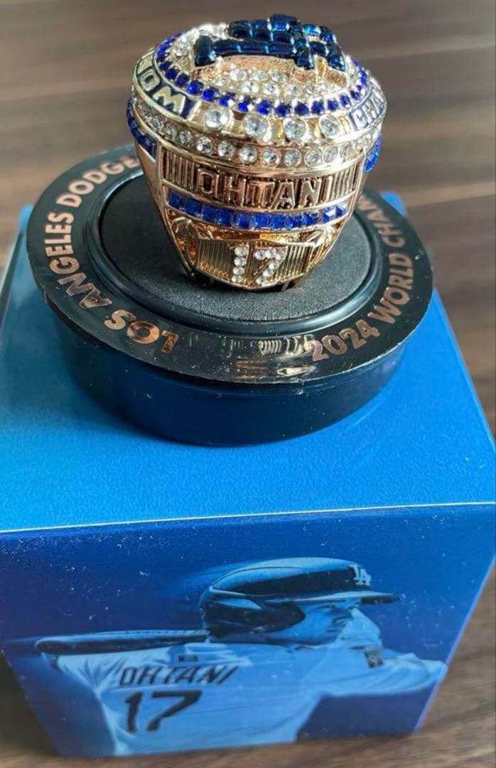 【新品未使用】大谷翔平　チャンピオンリング　ワールドシリーズ　ドジャース 記念品