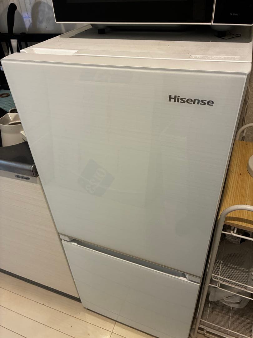 Hisense 冷蔵庫 ホワイト 引き出し式