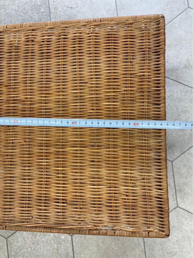 ラタン ランドリーチェスト 美品