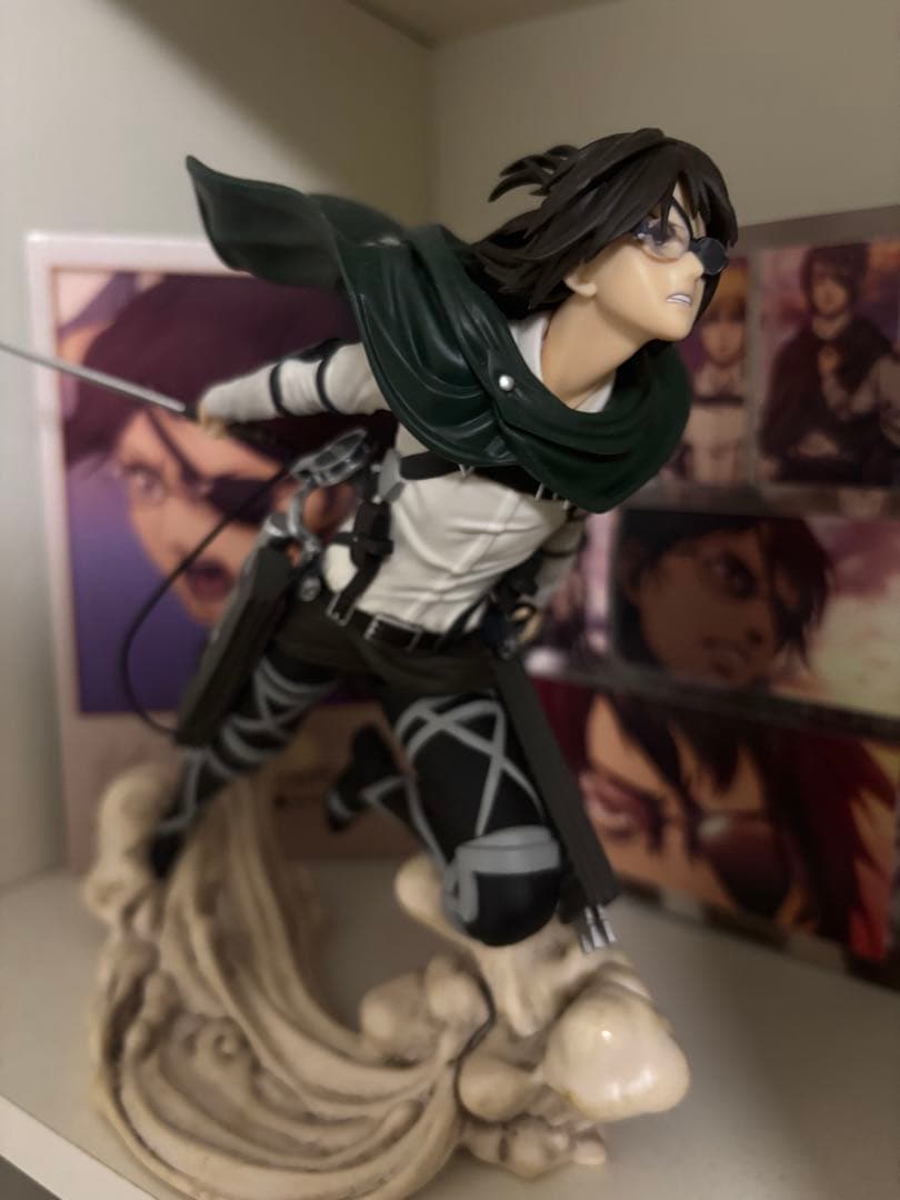 進撃の巨人一番くじ地ならし リヴァイB賞 ハンジC賞 フィギュアセット