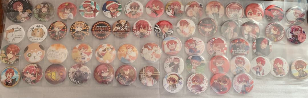 となりの坂田、あほの坂田　缶バッジ