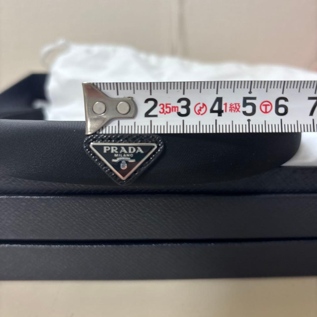 K*o様 PRADA ブラック ヘアバンド　re nylon