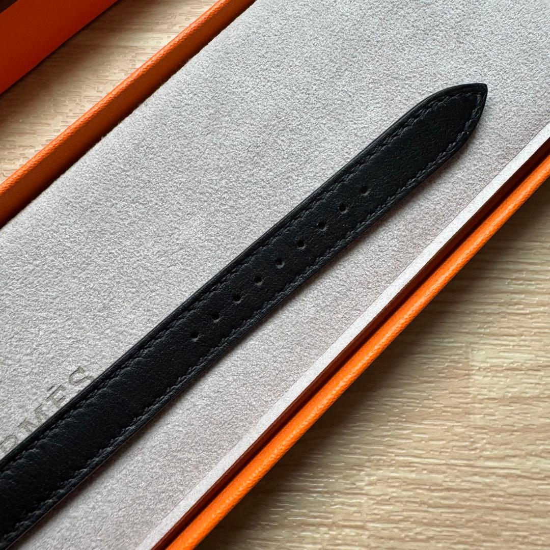 2508 Apple Watch エルメス　ブラック　ドゥブルトゥール　二重