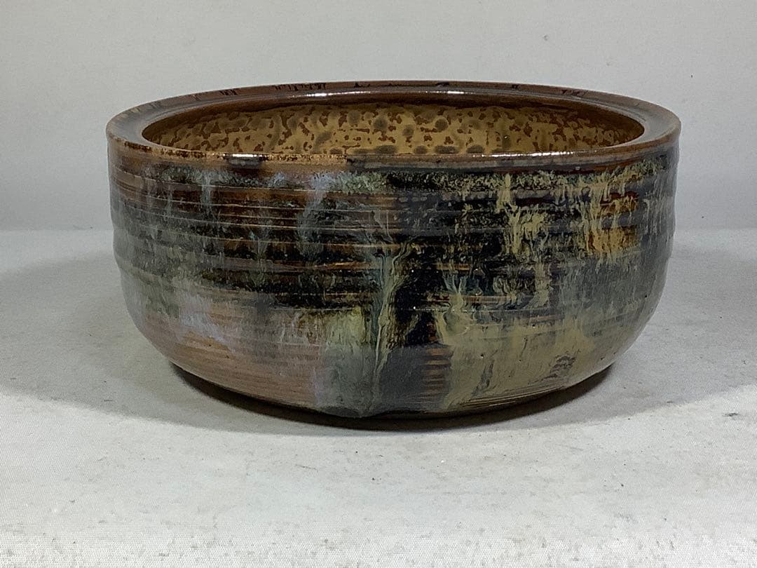 高取焼　建水　亀井楽山　茶道具　送料無料