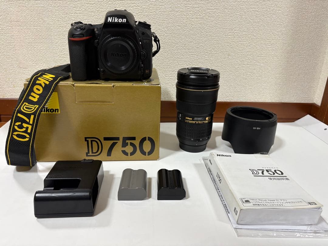 デジタルカメラ Nikon D750 + AF-S NIKKOR 24-70mm 2.8 ED