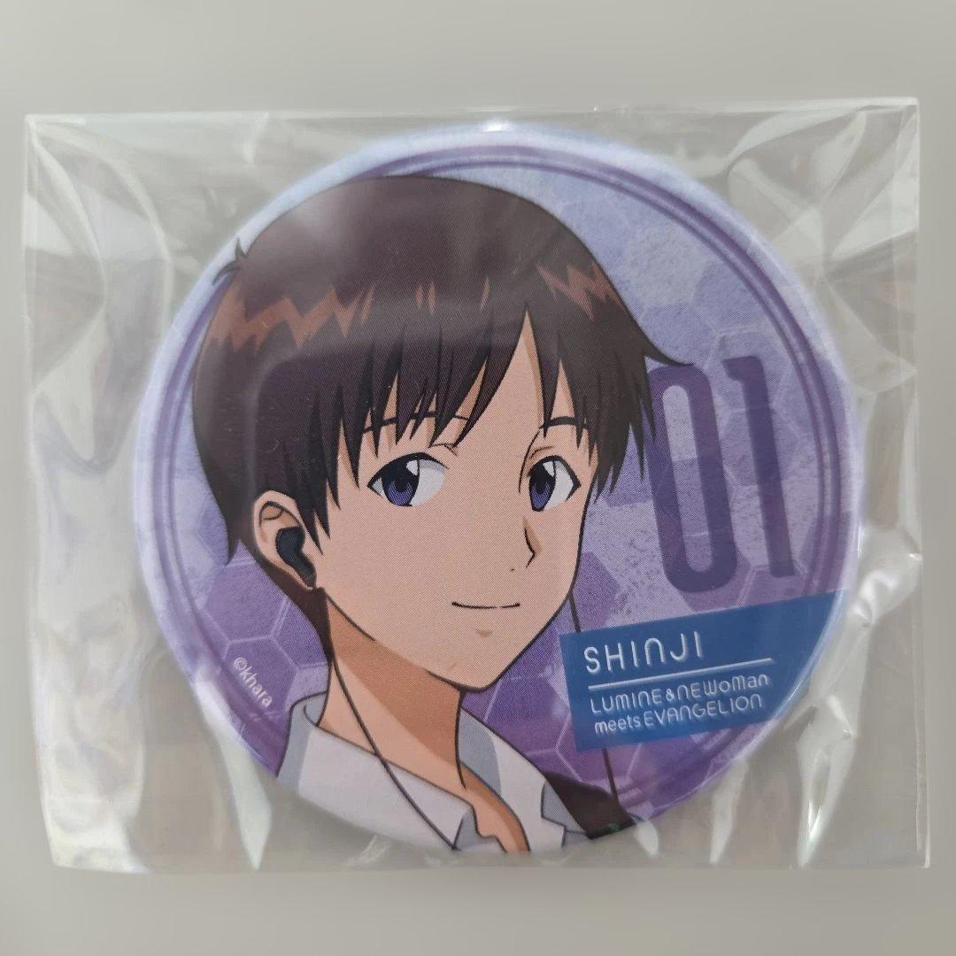 新世紀エヴァンゲリオン ルミネ&ニュウマンコラボ 缶バッチ 碇シンジ