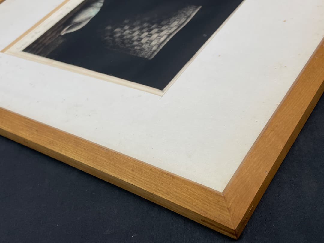 絵画 「貝」限定16部 シリアル5/16 リトグラフ 版画 額装 古美術 b