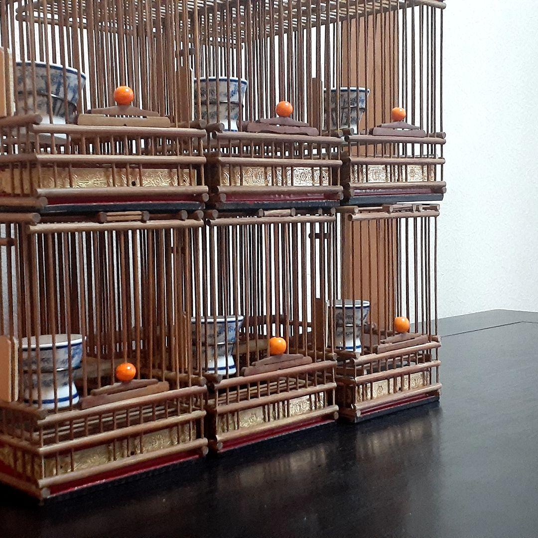 日光籠６個　６羽用寝箱