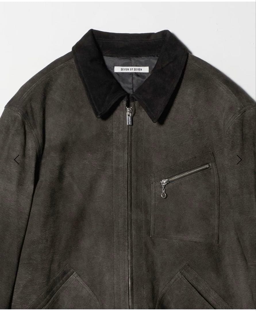 マ*ー様 【SEVEN BY SEVEN 】91-B TYPE レザーブルゾン