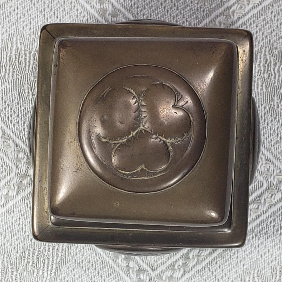 【大珍品】◆『徳川家伝来 墨壷』◆検）徳川家康 徳川家光 豊臣秀吉 織田信長