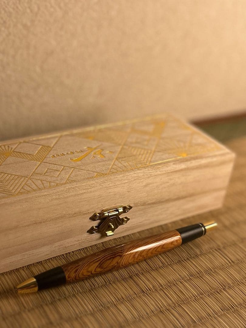 屋久杉工房京　光明瘤シャーペン　シャー芯ケース