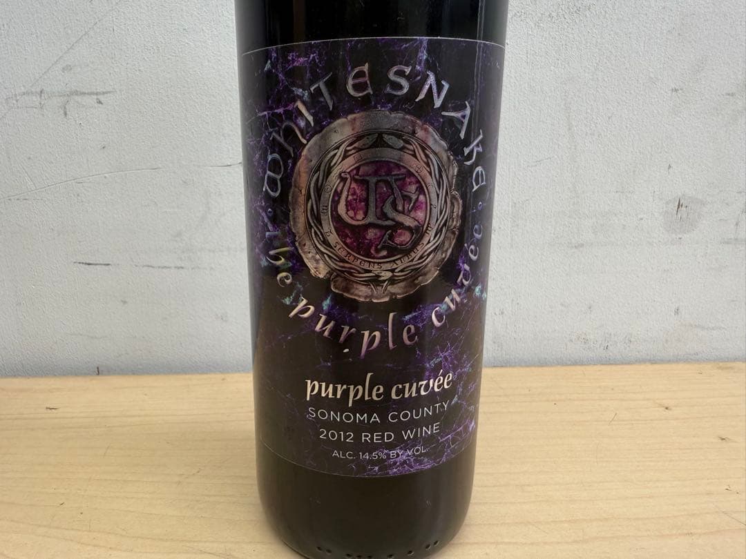 TG242☆未開栓品☆Whitesnake☆パープルキュヴェ2012☆赤ワイン